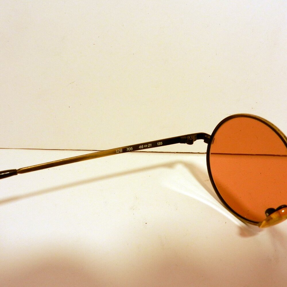 Giorgio Armani 128 705 Antique Gold Metal Brown Tortoise Plastic Sunglasses 3561 - Picture 8 of 12
